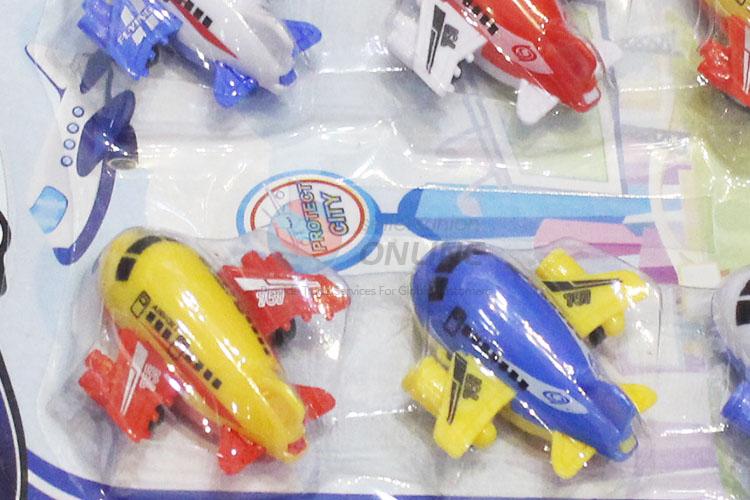 New Arrival Kids Favor Cartoon Plastic Plane Model Toys