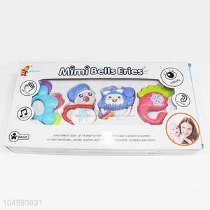 Wholesale Factory Supply Plastic Fun Baby Rattle Toys in Display Box