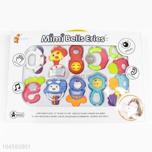 Factory Direct Supply Plastic Fun Baby Rattle Toys in Display Box