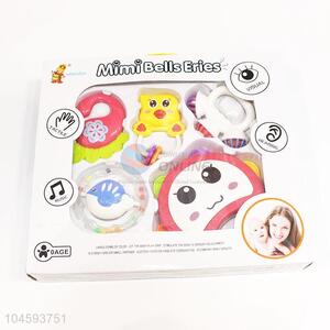 New Fashion Cute Plastic Fun Baby Rattle Toys in Display Box