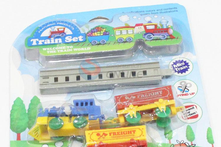 Wholesale low price best lovely railcar toy
