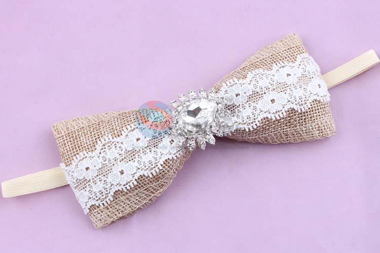 Super Quality Lace Bowknot Hairband For Promotional