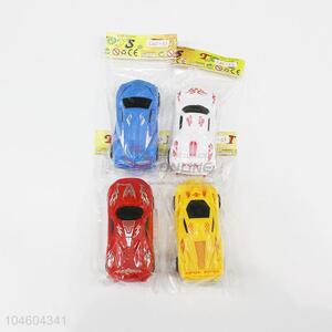 Bottom Prices 4 Pcs/Set Four Colors Mini Inertial Car