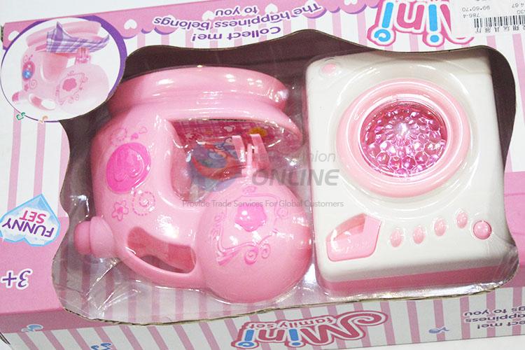 Promotional Gift Plastic Sewing Machine/ Washing Machine with Music and Light