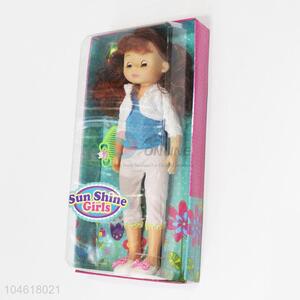 Fashion Style Eco-friendly Pre-School Toys Girl Doll Toy with Comb