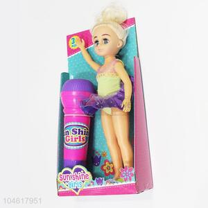Factory Direct Cartoon Girl Model Doll Toy with Microphone