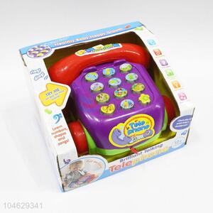 Useful Simple Children's Early Learning Light Music Mushroom Phone Toy