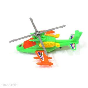 Creative Design Plastic Pull Plane Cartoon Model Toy