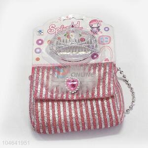 Top Selling Attractive Princess Crown with Bag Accessory for Girls