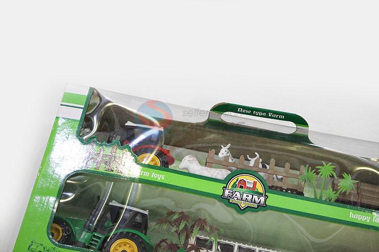 Hot Selling Plastic Farm Truck Toy Set for Kids