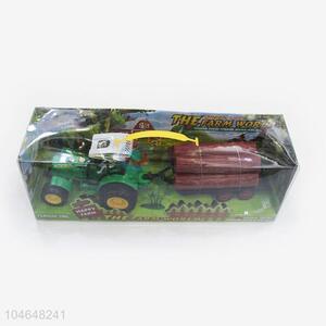 Good Factory Price Inertial Plastic Farm Truck Toy for Kids