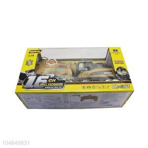 Factory Wholesale 1:14 Scale 16 Channel R/C Drill Excavator Model for Sale
