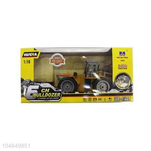 Factory Hot Sell 1:18 Scale 6 Channel R/C Bulldozer Model for Sale