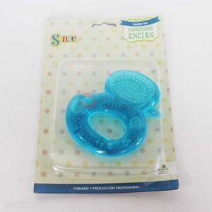 Blue Color Silicone Teether Beads