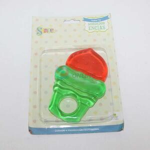 Silicone Green and Red Color Teether Beads