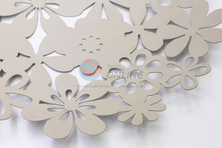 White Color Hollow-out Flower Plated Fruit Dish Hollow Dessert Plate