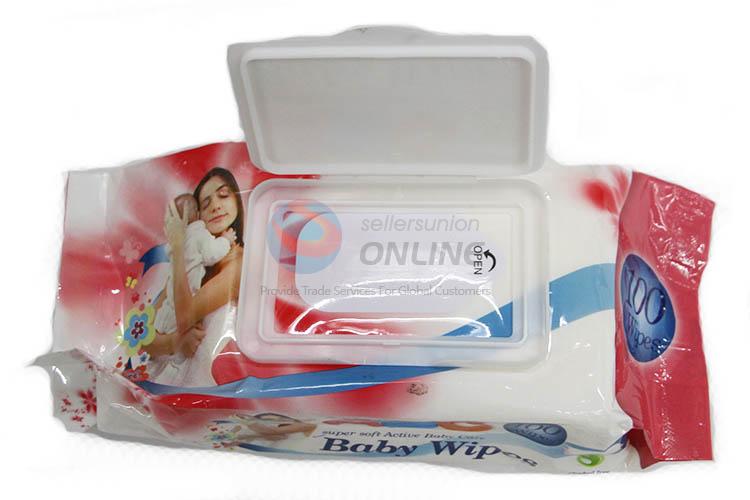 Durable Hot Selling 80 Pcs Baby Wipes Wet Tissue Cleaning Wipes