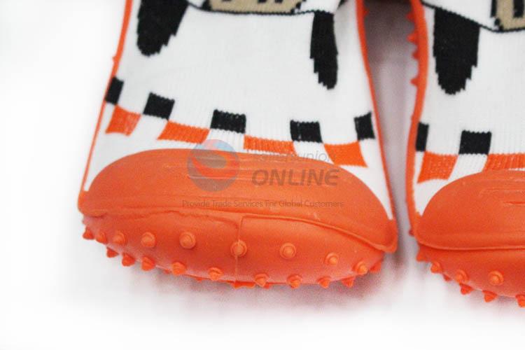 Direct Factory Cartoon Slipper Cute Anti Slip Cotton Toddler Socks Shoes