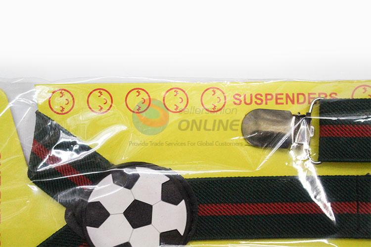 Most Popular Cartoon Football Pattern Kids Adjustable Suspenders