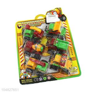 New arrival plastic pull-back vehicle engineering car