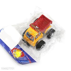 Best selling plastic pull-back engineering vehicle for kids