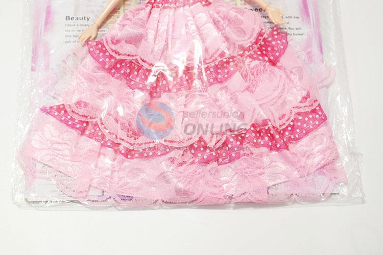 Cheap and High Quality Plastic Model Toys 11 Cun Wedding Dress Dolls