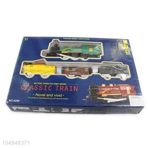 Direct factory kids train track toys