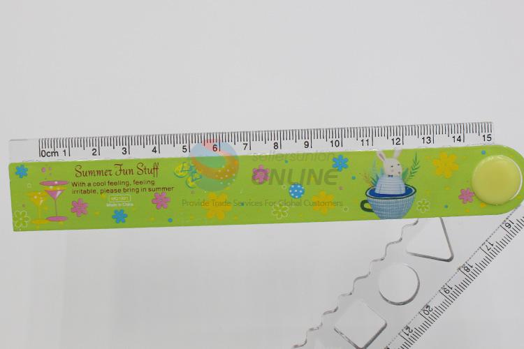 Wholesale Cheap Transparent Scale Plastic Ruler for School Students