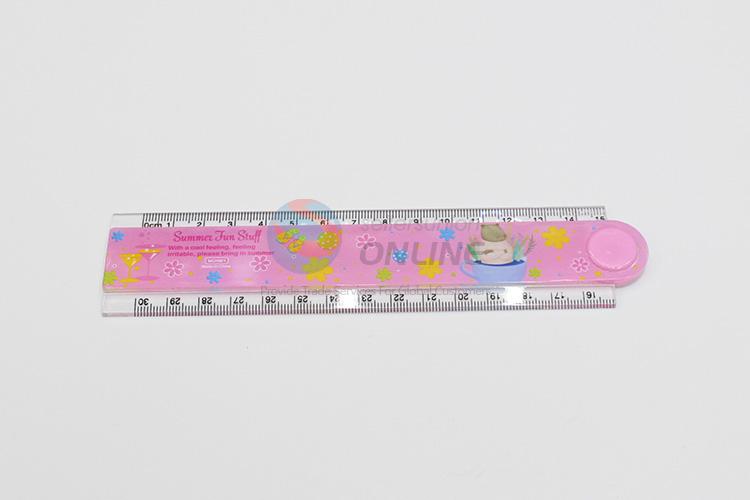Wholesale Popular Transparent Scale Plastic Ruler for School Students