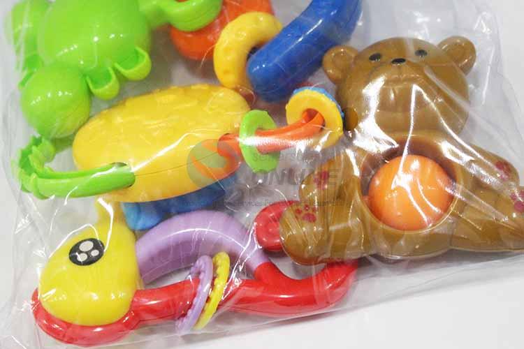 Modern Style Cartoon Infants Rattle Toy Pastic Baby Toy