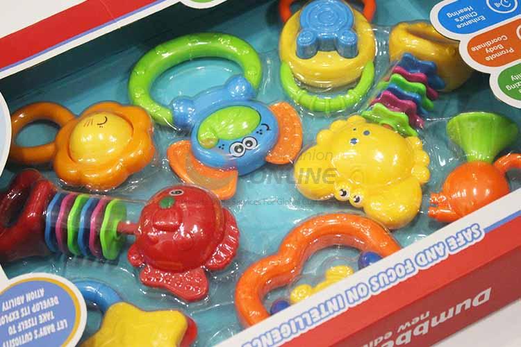 New Useful Cartoon Plastic Fun Baby Rattle Toys