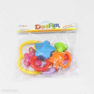 Durable Cartoon Plastic Fun Baby Rattle Toys