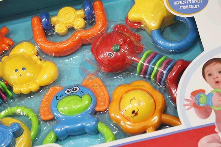 New Useful Cartoon Plastic Fun Baby Rattle Toys