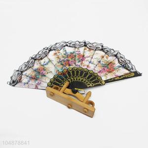Vintage Flower Style Lace Folding Hand Fan