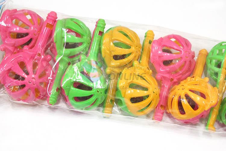 Low price hand bell rattle toy for baby