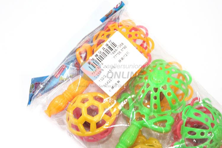 Good quality hand bell rattle toy for baby