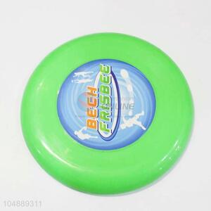 Factory Hot Sell Green Color Plastic Flying Disc for Children