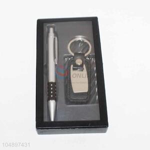 Cheap Pen Gift Set/Ballpoint Pen with Keychain