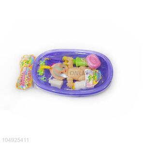 Simple Cute Baby Bathroom Bathtub Doll Accessaries Toy