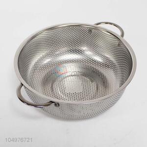Stainless Steel Colander With Double Handles