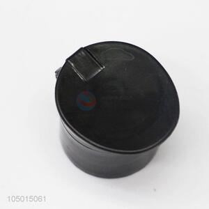 Simple Style Black Color Travel Cosmetic Pot Jars Cap Lid