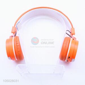 Simple Style Orange Color Gaming Headset Headphones