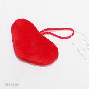 Key Accessories Peach Heart Plush Pendant