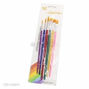 Simple Style 6 Pcs/Set Student Gifts Acrylic Drawing Brushes Art Supplies