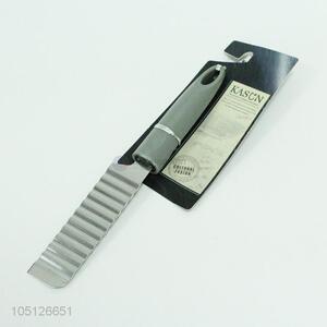 Latest design kitchenware stainless steel wave kitchen knife