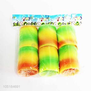 Factory Price 6PC Colorful Rainbow Circle