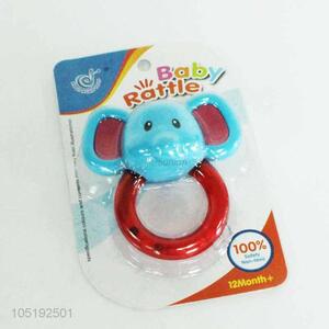 Hot selling eco-friendly elephant baby rattle toy