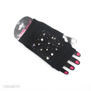 Factory Direct High Quality Half Finger Cotton Hand Gloves