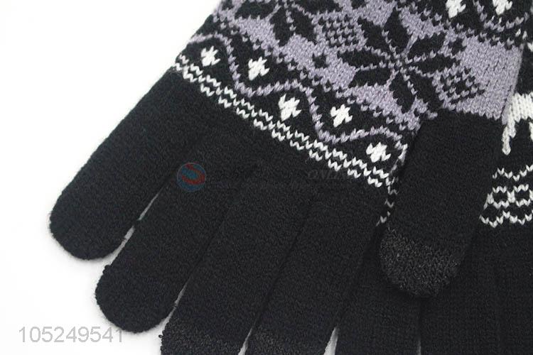 Factory Sale Women Men Touch Screen Winter Gloves