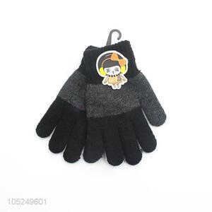 China Manufacturer Children Double-layer Warm Gloves